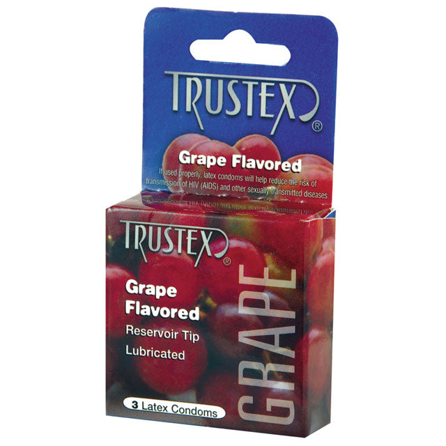 Trustex Flavored Condoms (Grape/3 Pack) | Red Garter Trustex Flavored Condoms (Grape/3 Pack) | Red Garter