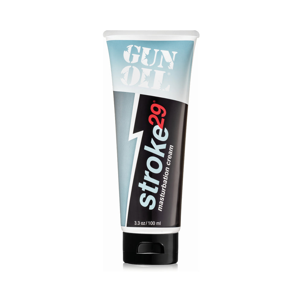 Gun Oil Stroke 29 Masturbation Cream 3.3 oz. - Red Garter