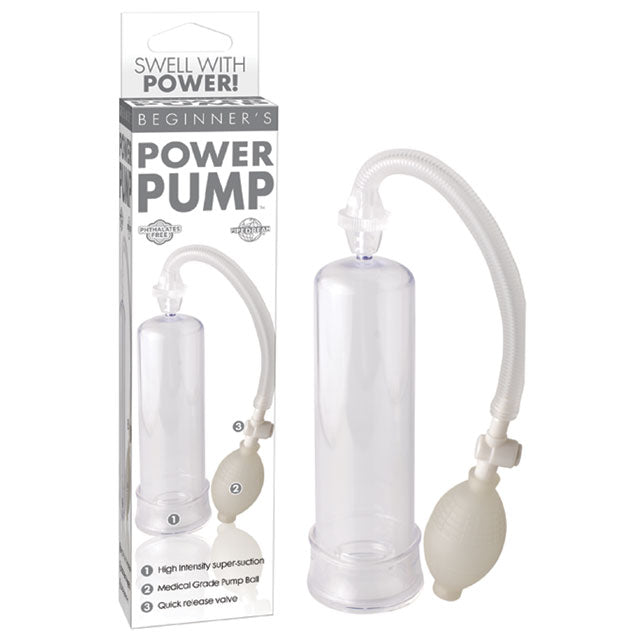 Pipedream Beginner''s Power Pump Clear - Red Garter