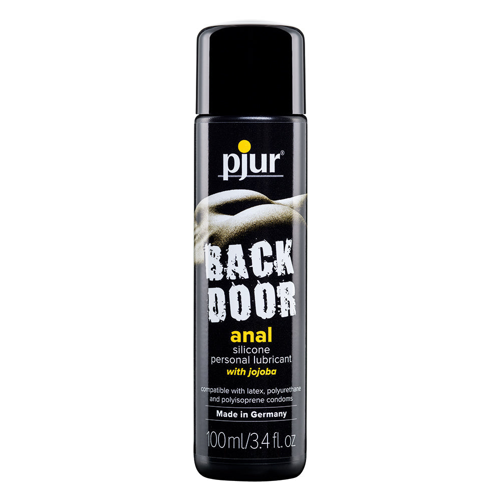 pjur Back Door Silicone Anal Lubricant with Jojoba 3.4 oz. - Red Garter