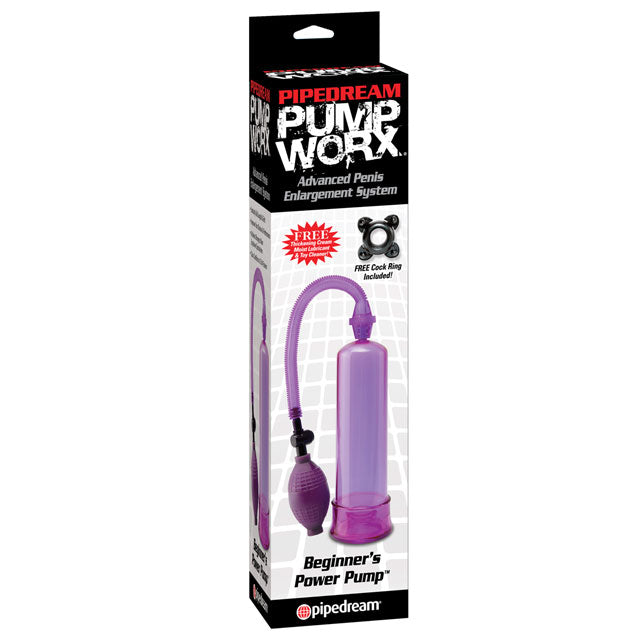 Pipedream Pump Worx Beginner''s Power Pump Purple - Red Garter