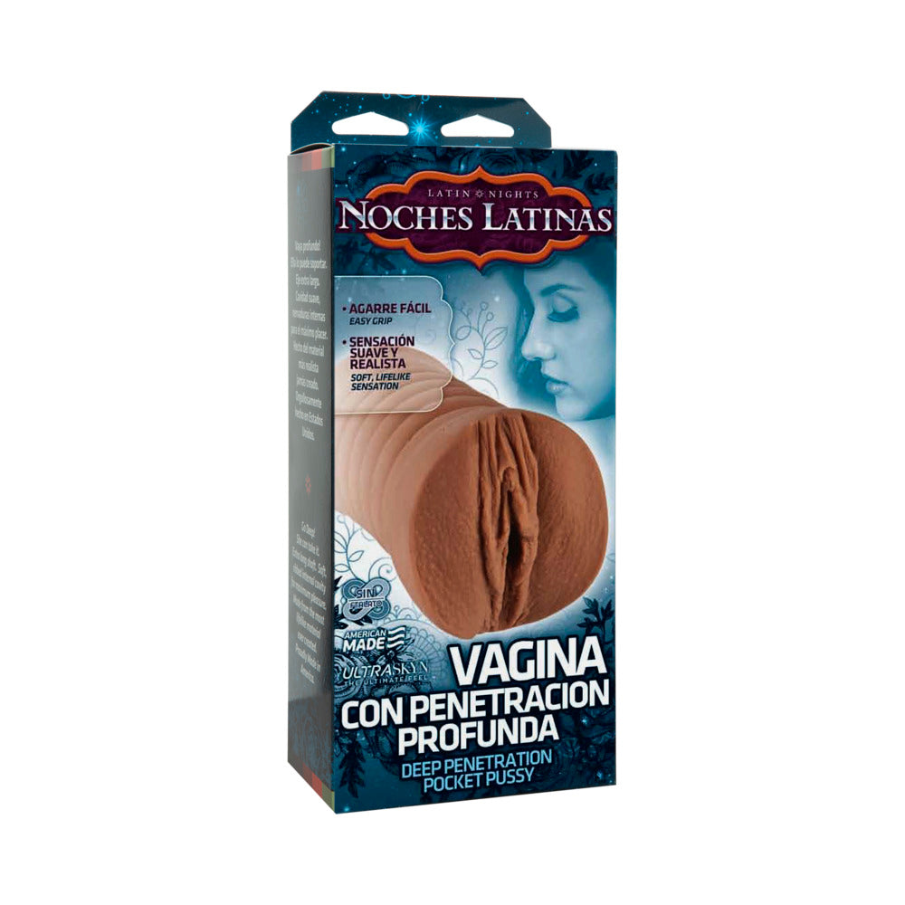 Noches Latinas Ur3 Deep Pen Pocket Pussy - Red Garter