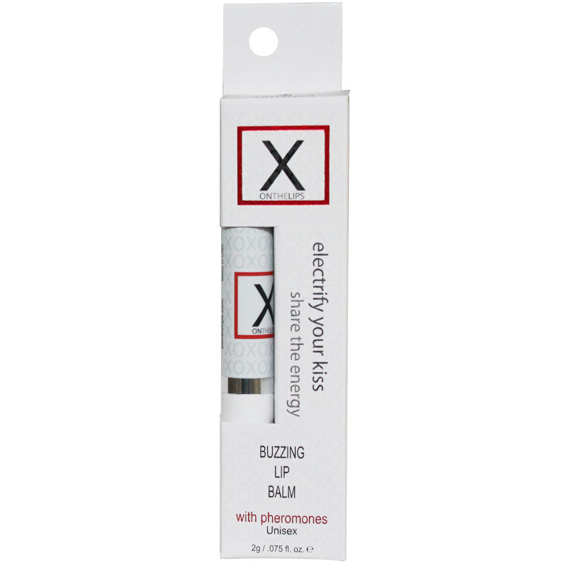 Sensuva X On The Lips Original Scent Buzzing Lip Balm w/Pheromones 0.075 fl oz.