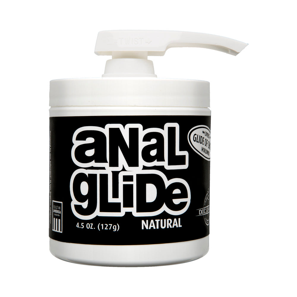 Anal Lube 4.5oz. Pump (Natural) - Red Garter
