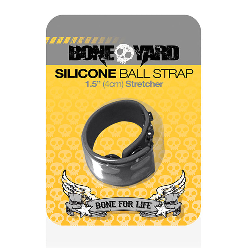 Boneyard Ball Strap Black - Red Garter