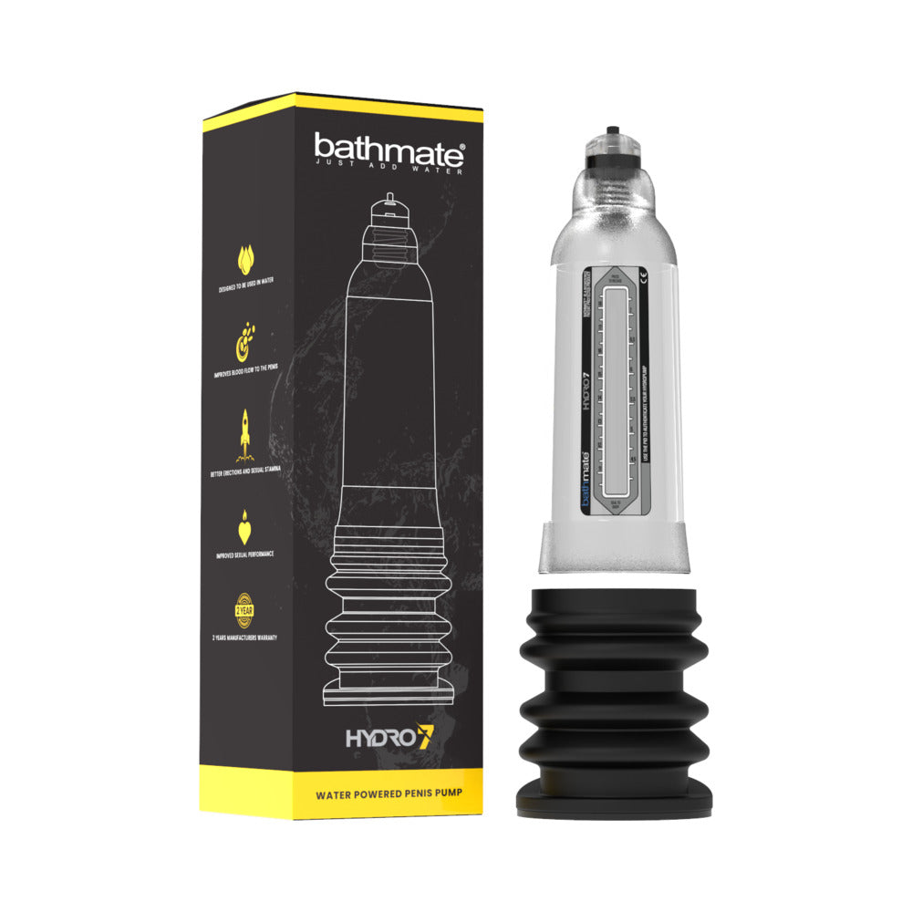 Bathmate Hydro7 Clear - Red Garter