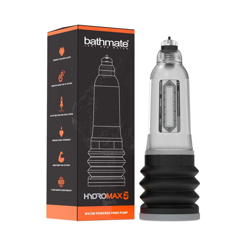 Bathmate Hydromax5 Clear - Red Garter