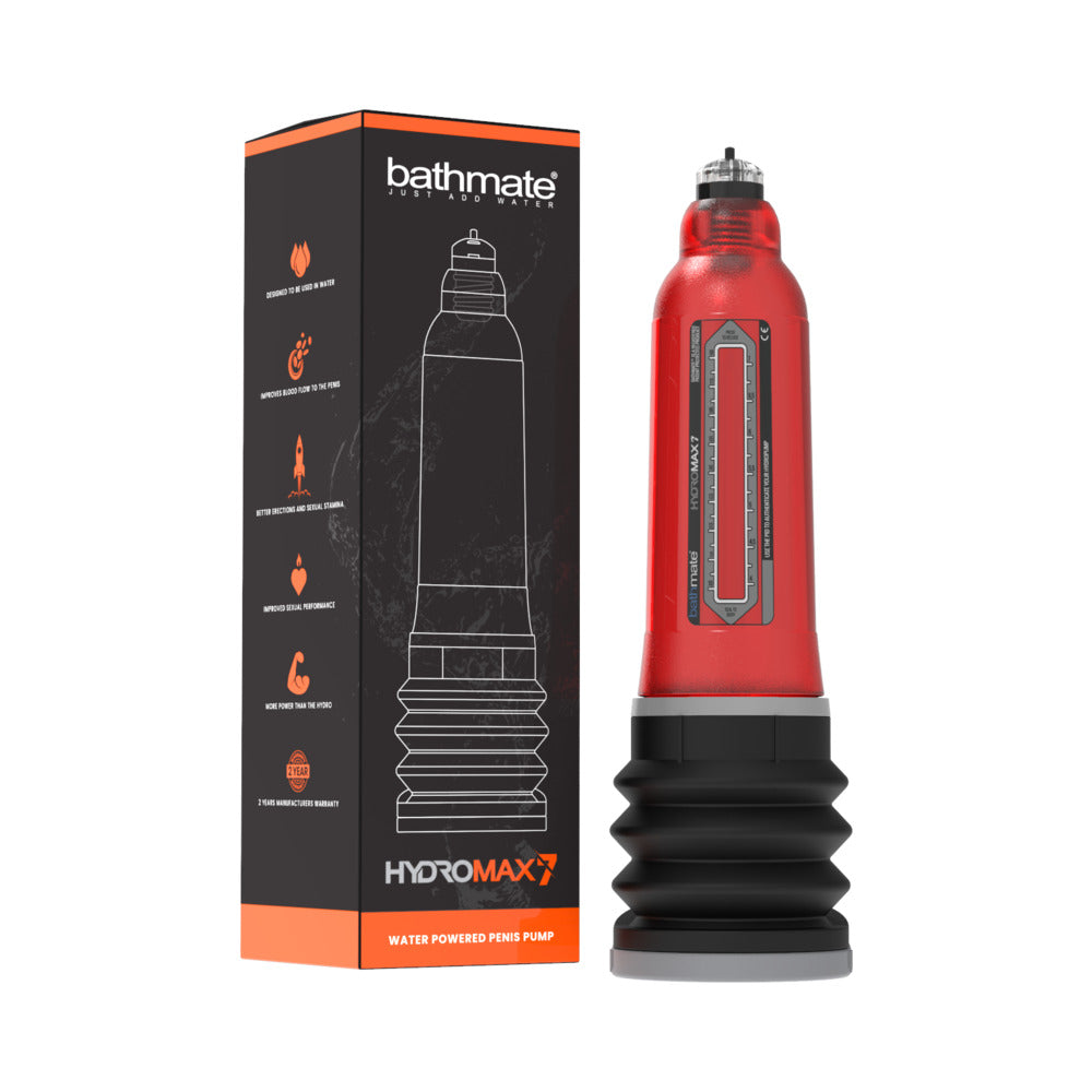 Bathmate Hydromax7 Red - Red Garter