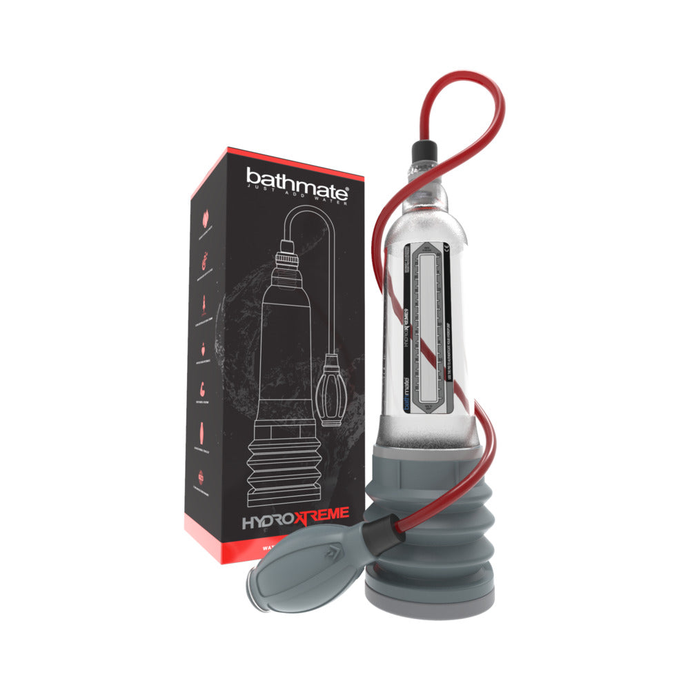 Bathmate HYDROXTREME9 Clear - Red Garter