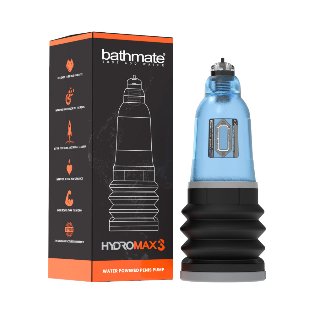 Bathmate Hydromax 3 Blue - Red Garter