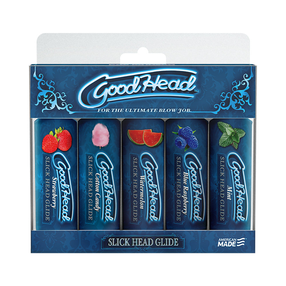 GoodHead Slick Head Glide 5 Pack - Red Garter