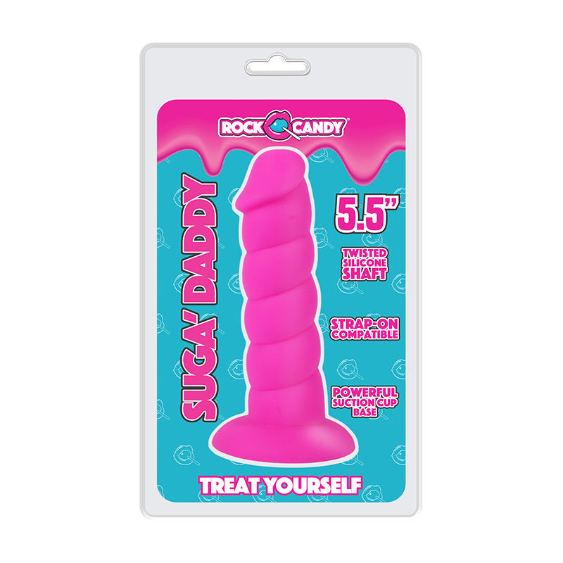 SUGA-DADDY 5.5" PINK -NEW - Red Garter