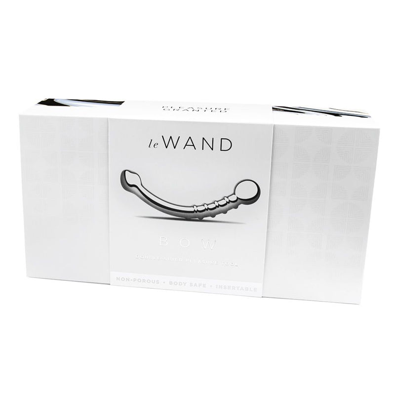 Le Wand Bow Stainless Steel Massager - Red Garter