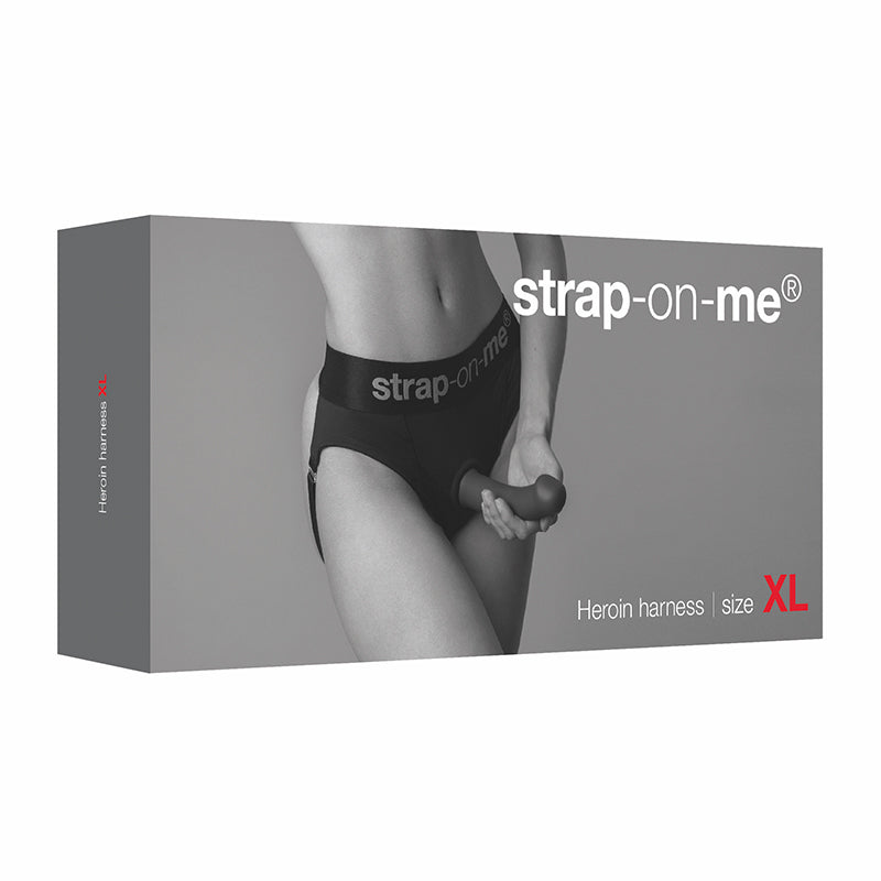 Strap-On-Me Heroine Lingerie Harness XL - Red Garter