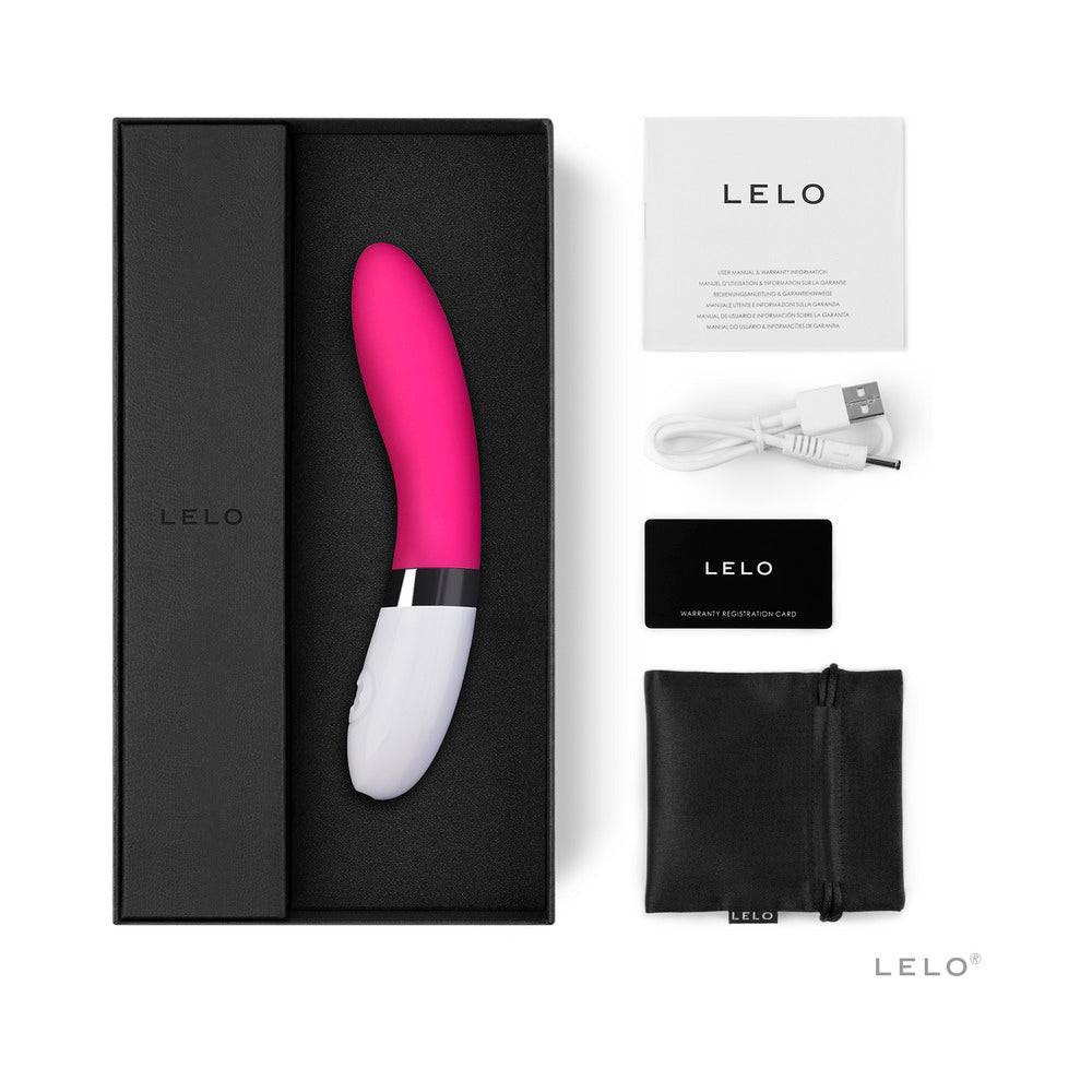 LELO LIV 2 Rechargeable G-Spot Vibrator Cerise - Red Garter
