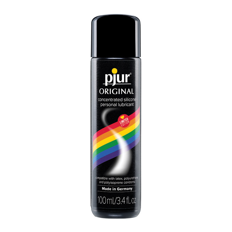 Pjur Original Silicone Rainbow 100 ml - Red Garter