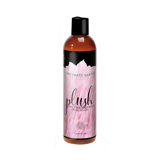 Intimate Earth Plush Hybrid Anal 240 ml/8 oz - Red Garter