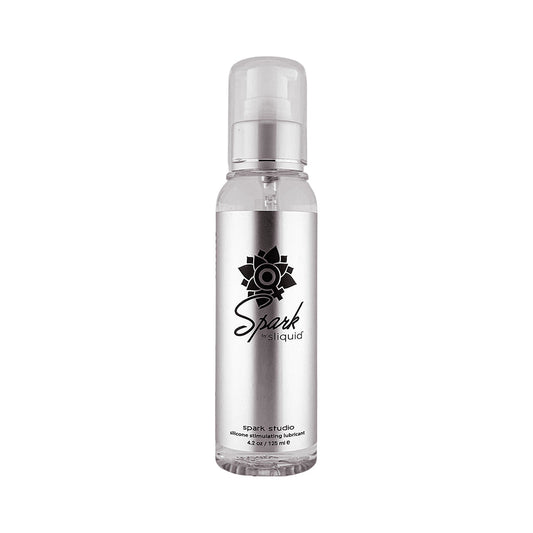 Sliquid Studio Collection Spark Stimulating Silicone Lubricant 4.2 oz. - Red Garter
