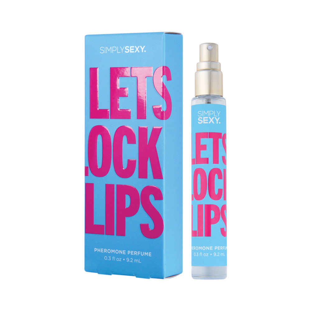 Simply Sexy Let''s Lock Lips Pheromone Infused Perfume 0.3 oz. - Red Garter