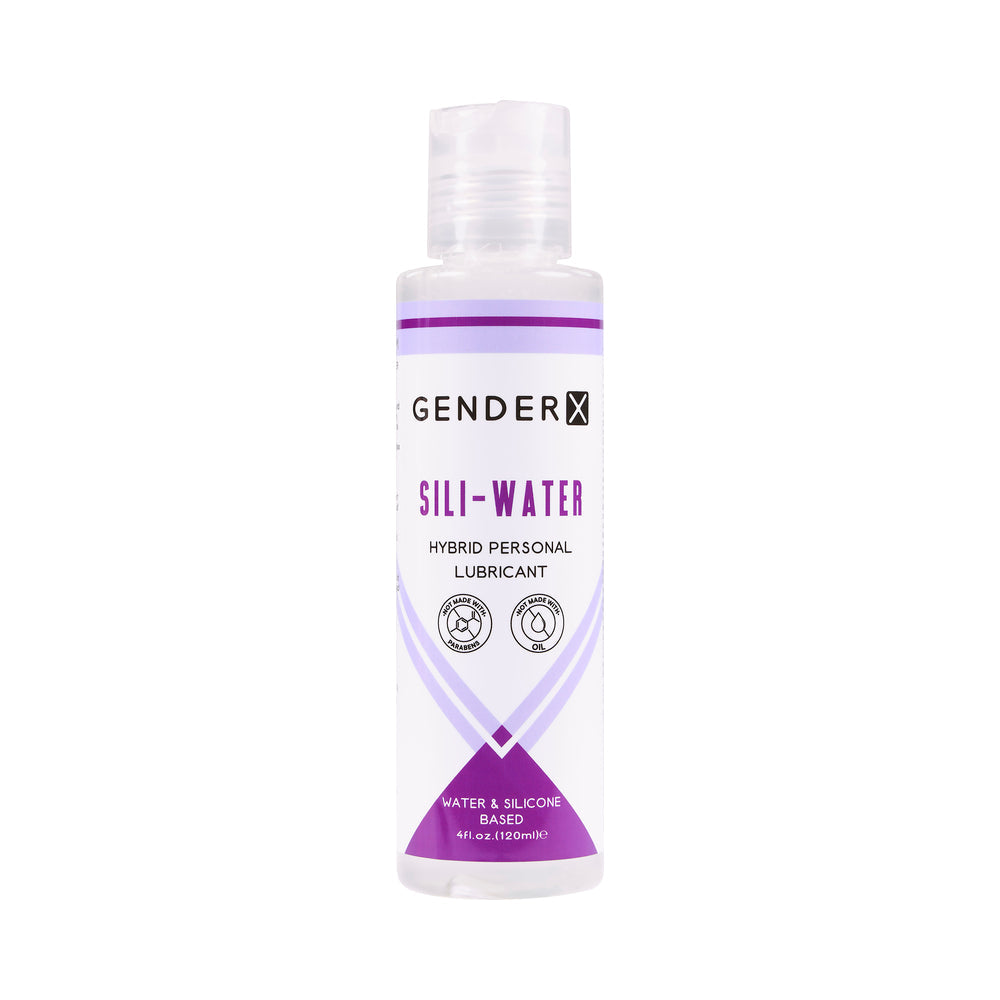Gender X Sili-Water Hybrid Personal Lubricant 4 oz. - Red Garter