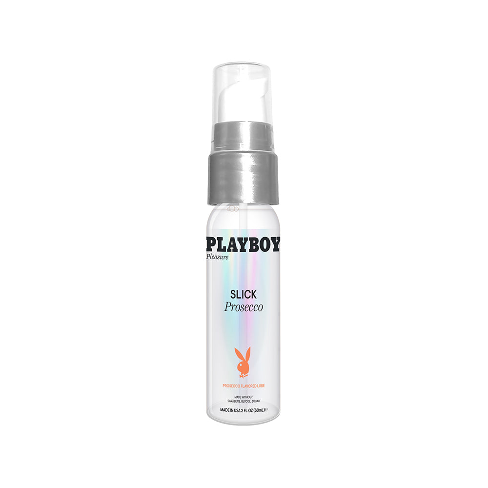 Playboy Slick Flavored Water-Based Lubricant Prosecco 2 oz. - Red Garter
