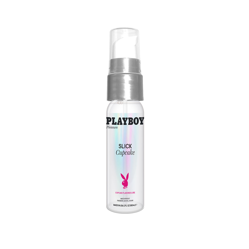 Playboy Slick Flavored Water-Based Lubricant Cupcake 2 oz. - Red Garter