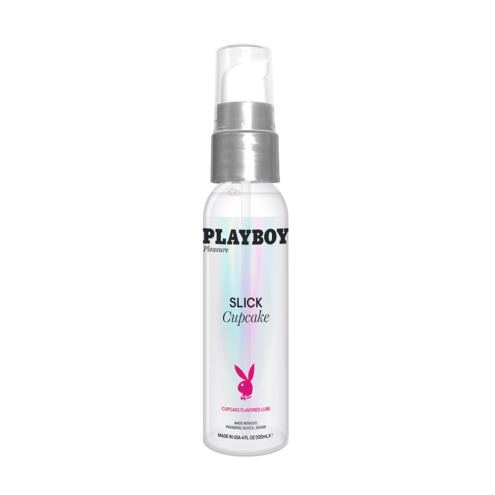 Playboy Slick Flavored Water-Based Lubricant Cupcake 4 oz. - Red Garter