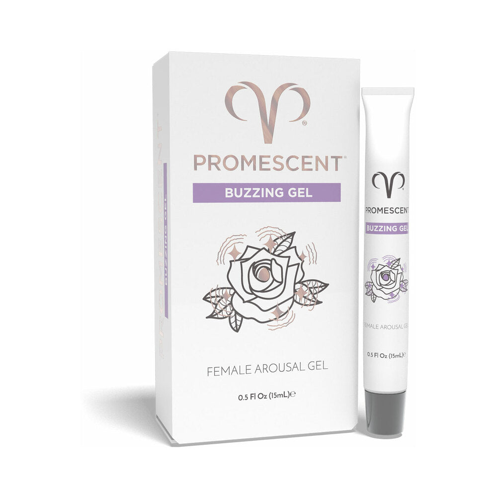 Promescent Female Arousal Buzzing Gel 0.5 oz. - Red Garter