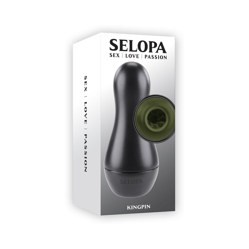 Selopa Kingpin Stroker Green - Red Garter