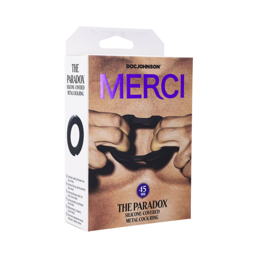 Merci The Paradox Silicone-Covered Metal C-Ring 45mm - Red Garter