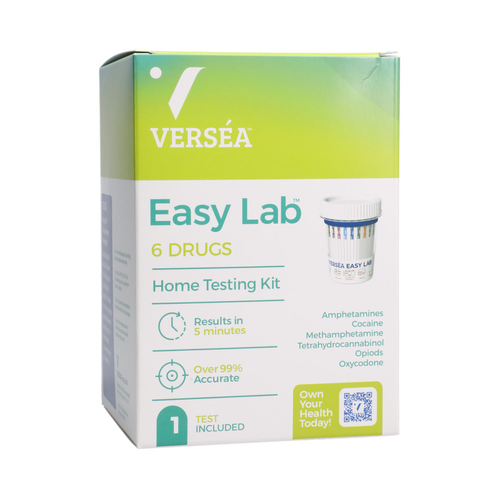 Versea Easy Lab 6-Panel Drugs of Abuse Cup Test 1-Pack - Red Garter