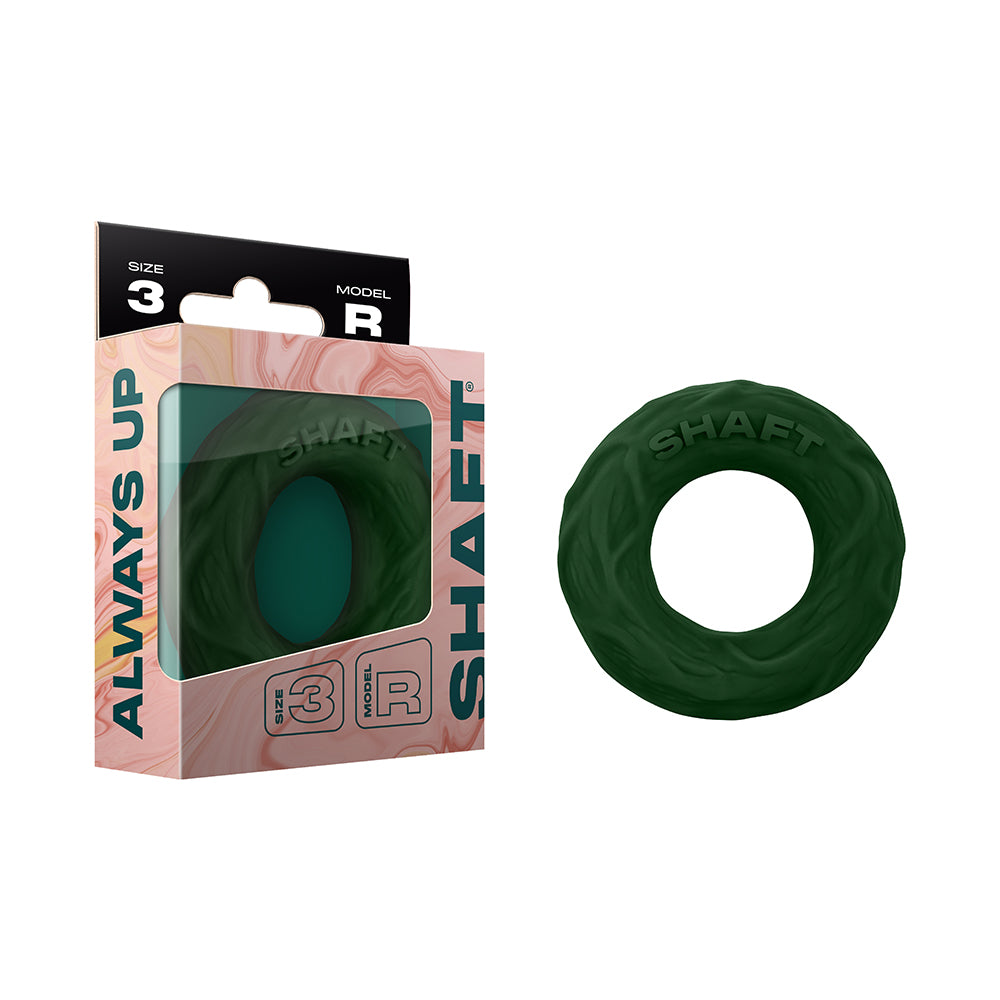 Shaft Model R: C-Ring Green Size 3 - Red Garter