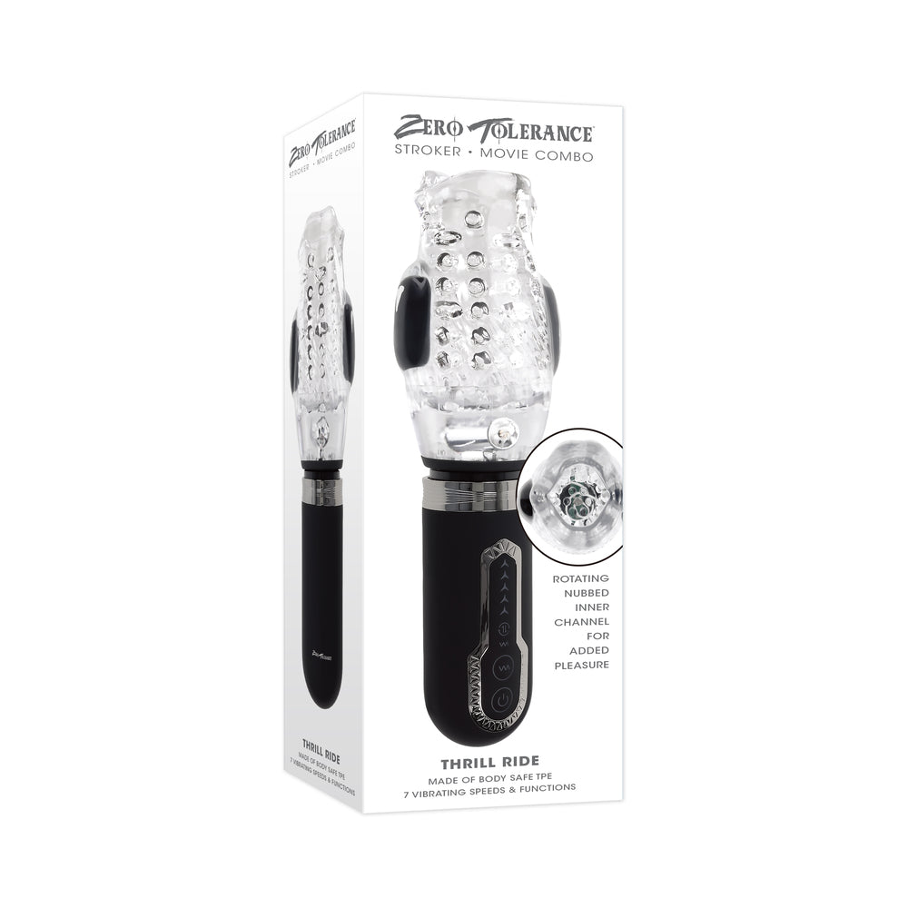 Zero Tolerance Thrill Ride Black/Clear - Red Garter