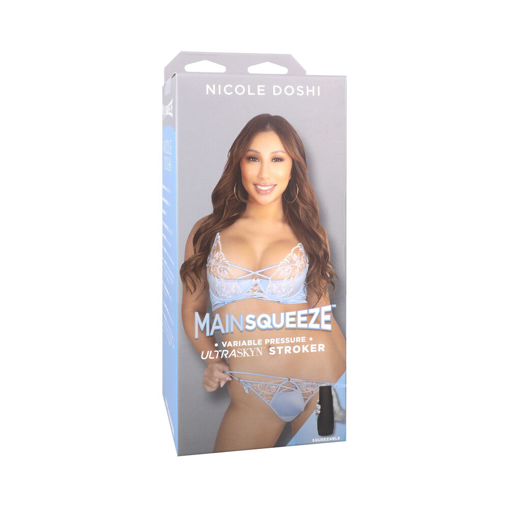 Main Squeeze Nicole Doshi ULTRASKYN Stroker Pussy Vanilla - Red Garter