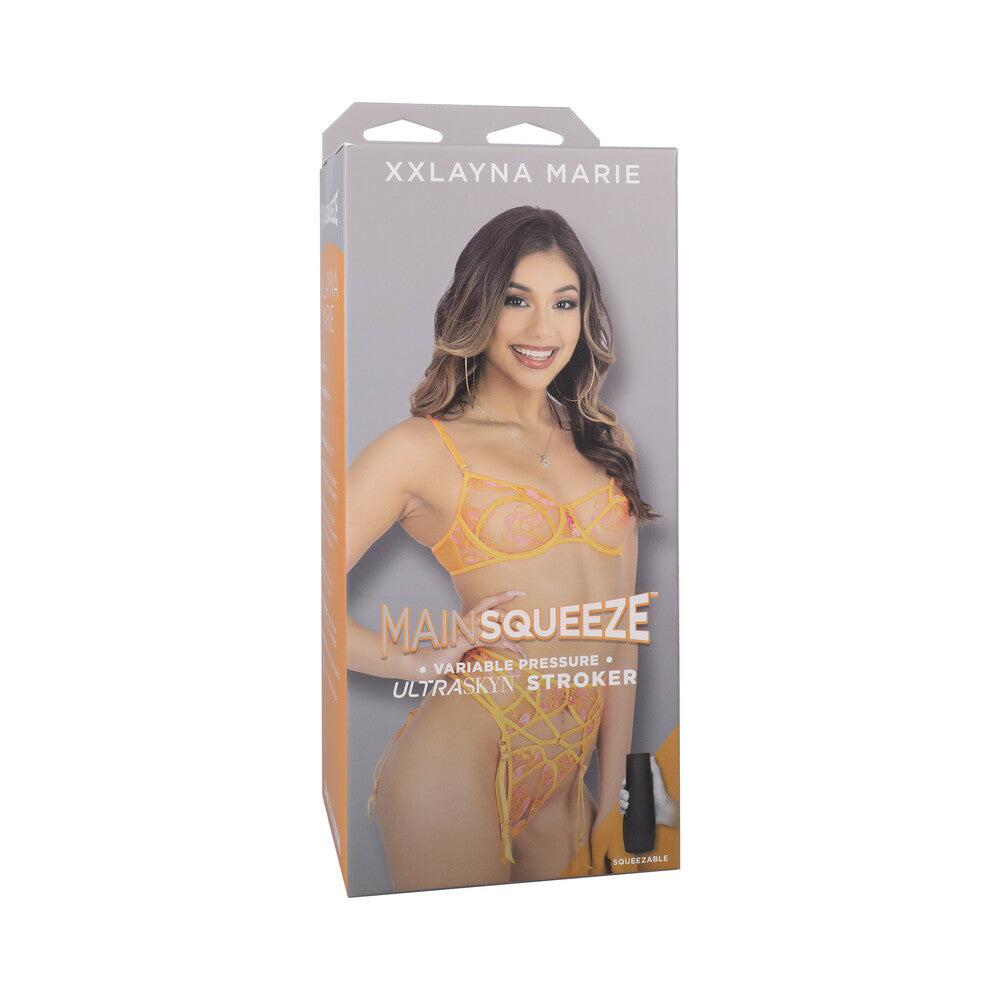 Main Squeeze Xxlayna Marie ULTRASKYN Stroker Pussy Caramel - Red Garter