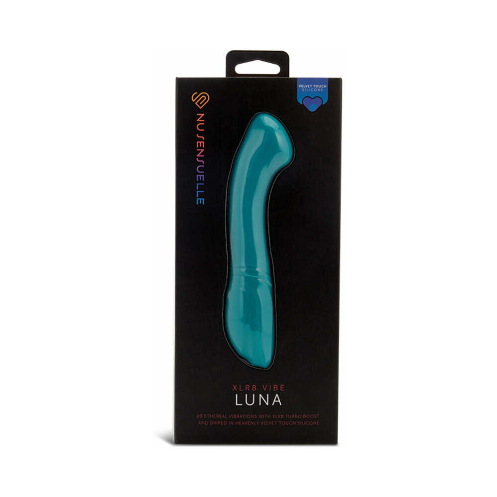 Nu Sensuelle Velvet Touch Luna Emerald Green - Red Garter