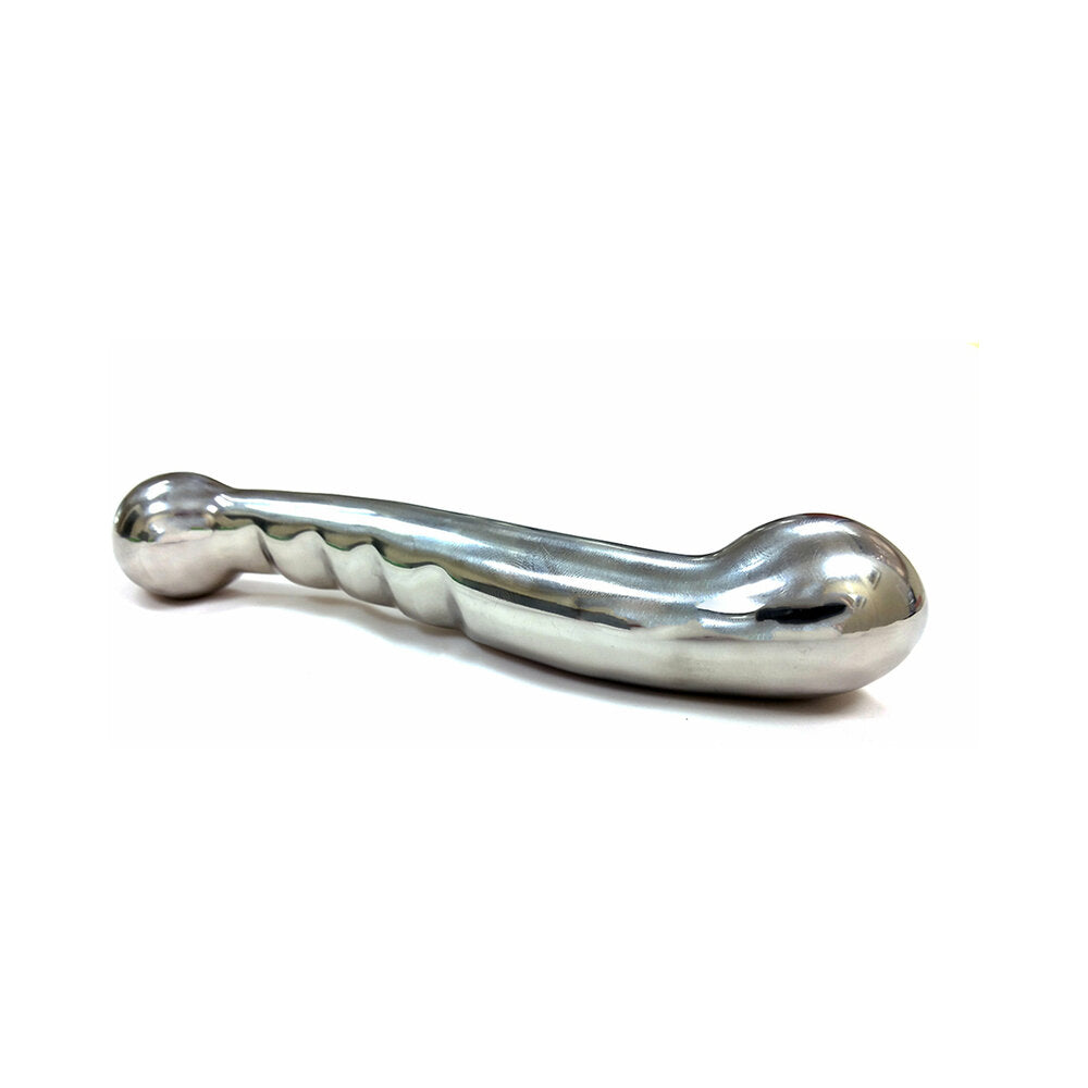Rouge Stainless Steel Dildo 7 in. - Red Garter