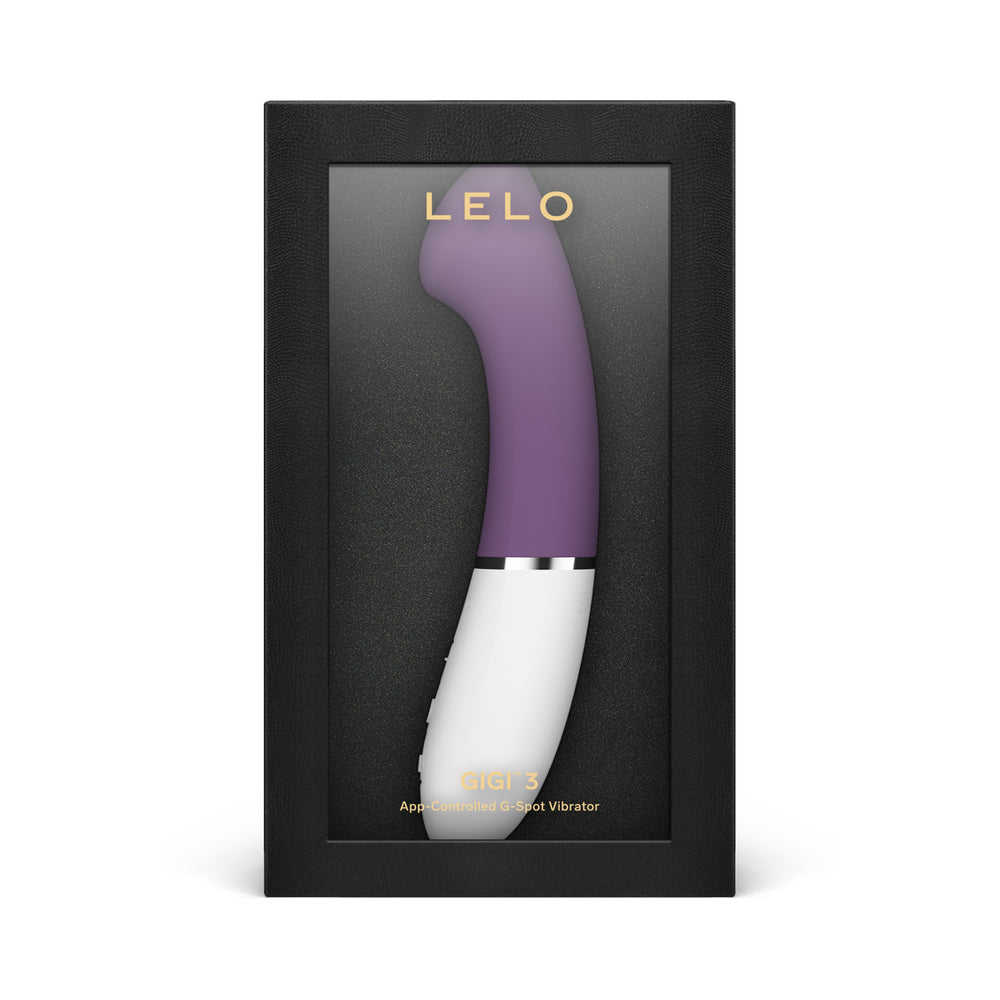 LELO GIGI 3 App-Controlled G-Spot Vibrator Plum - Red Garter