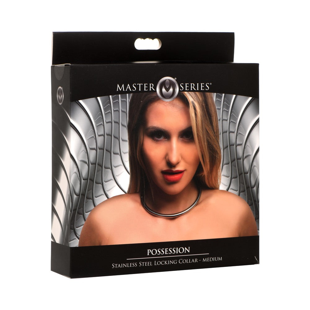 Master Series Possession Stainless Steel Locking Collar M