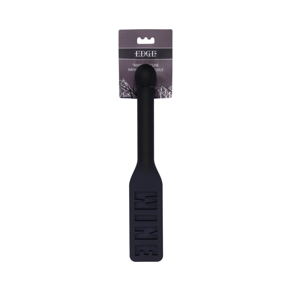 Sportsheets Edge MINE Silicone Paddle - Red Garter