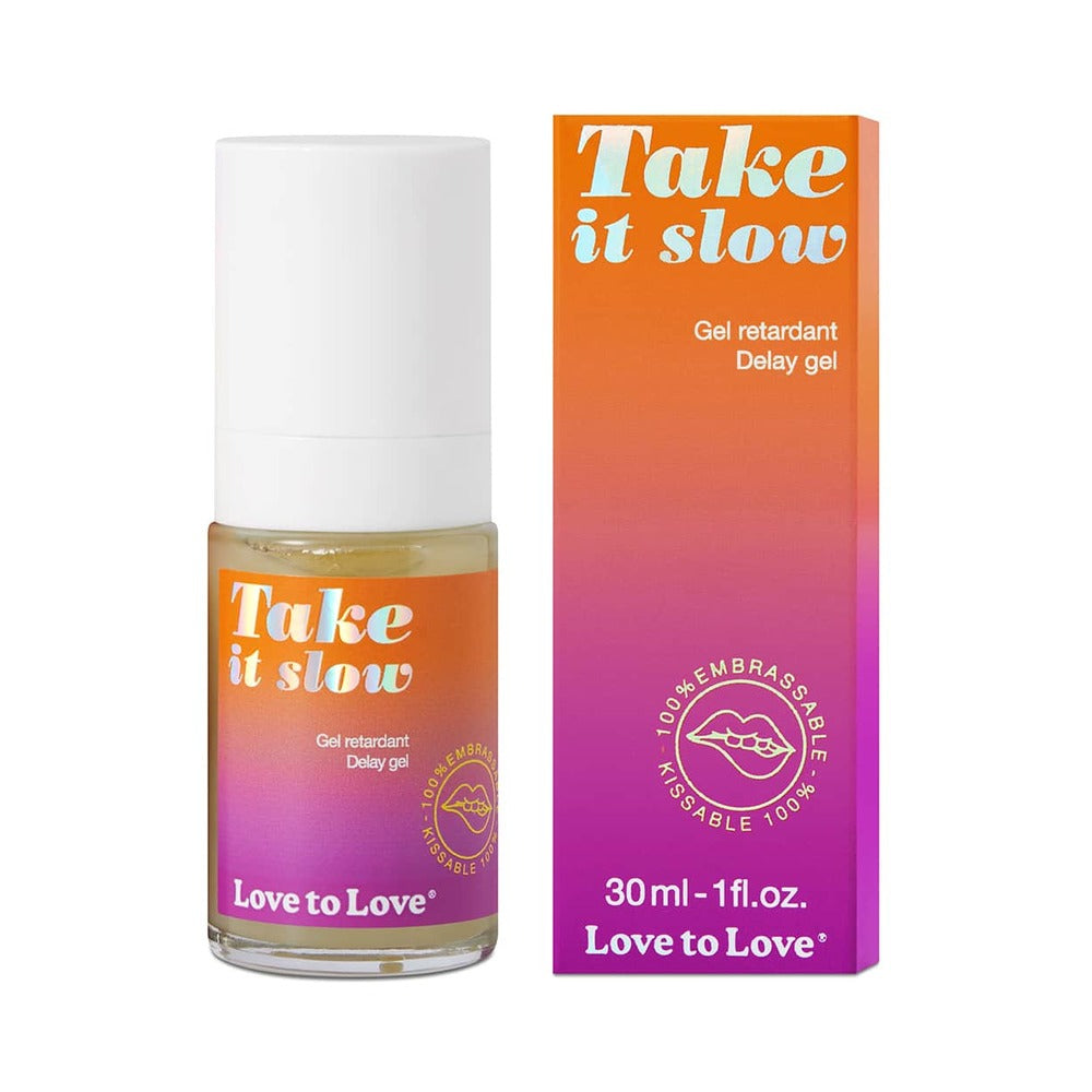 Love to Love Take It Slow Delay Gel 1 oz. - Red Garter