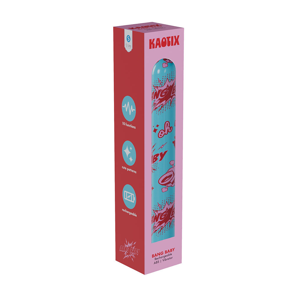 SLI Kaotix Bang Baby Rechargeable Vibrator Blue