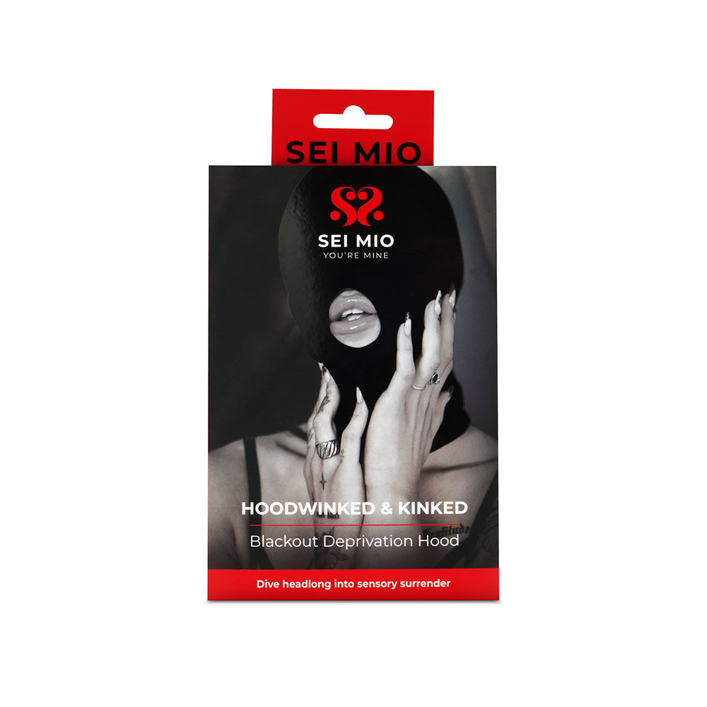SEI MIO Hoodwinked and Kinked Deprivation Hood with Blackout Panel