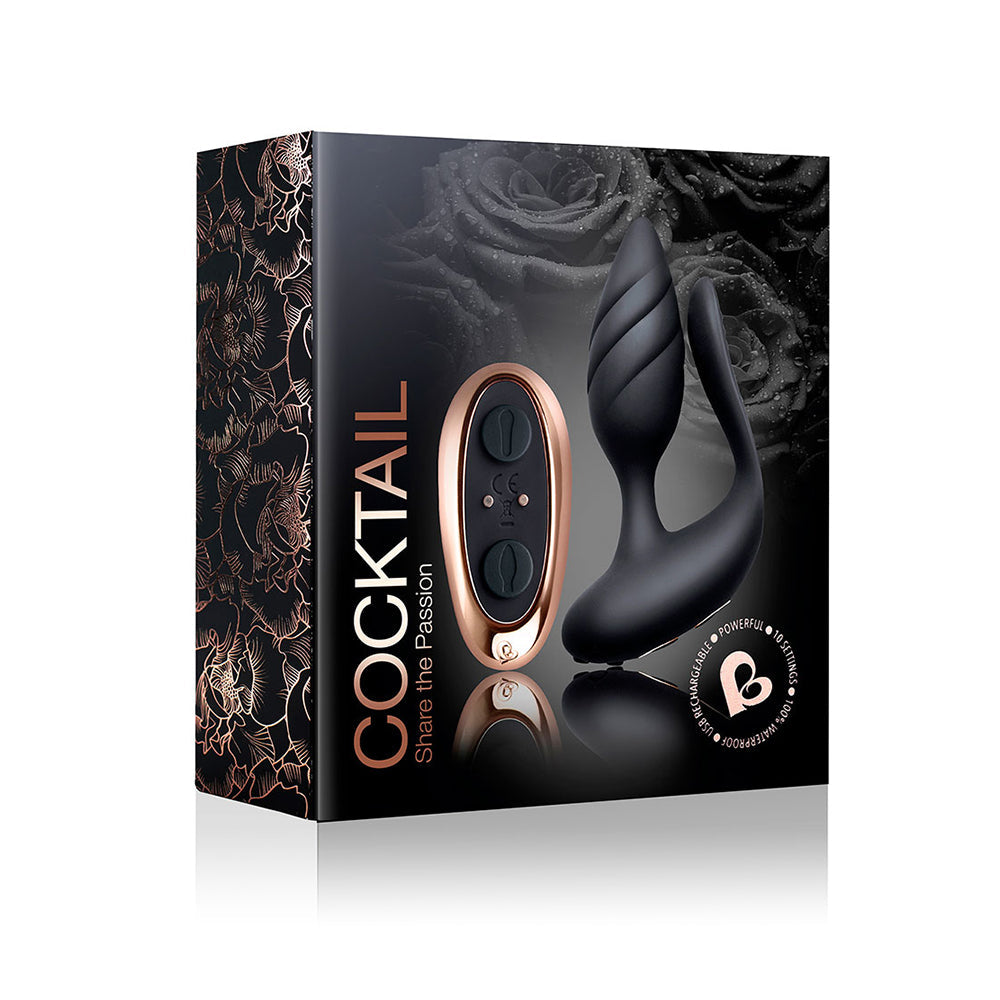 Cocktail Couples Toy Black - Red Garter