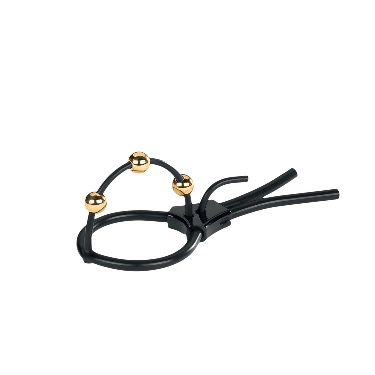 Mystim Pearly Pete Corona Glans Strap - Red Garter