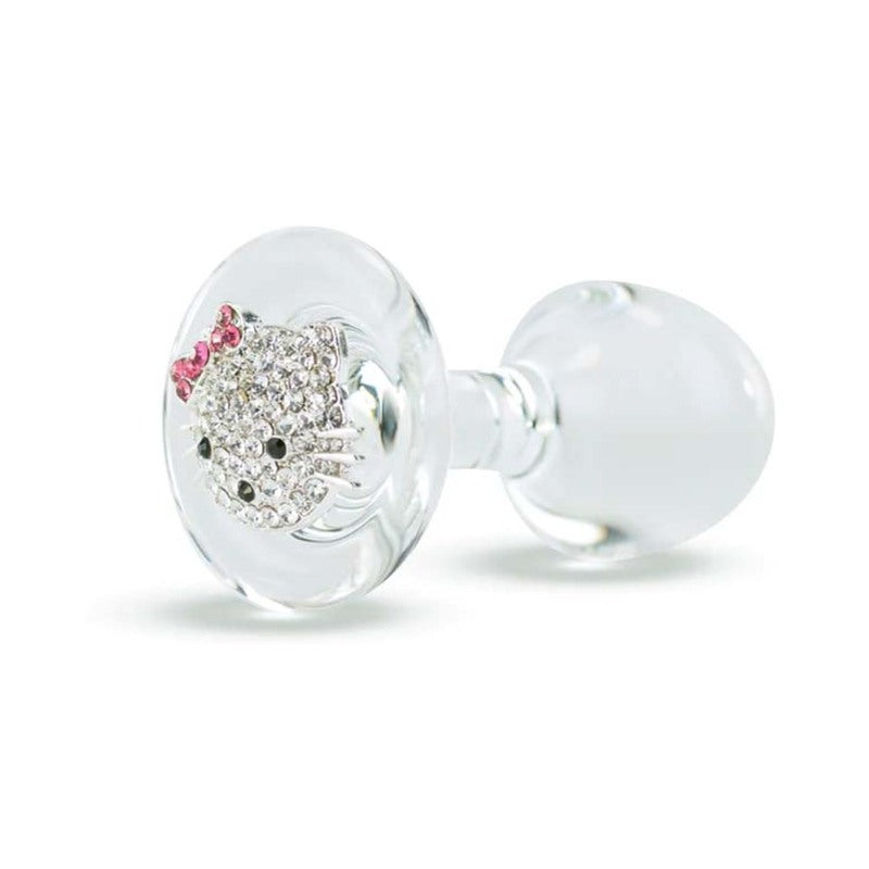 Crystal Delights Kitty Plug - Red Garter