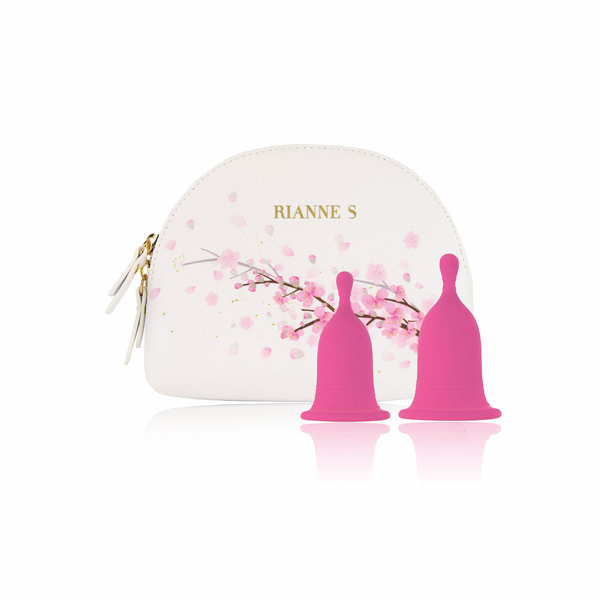 Rianne S Cherry Menstrual Cup Set - Red Garter