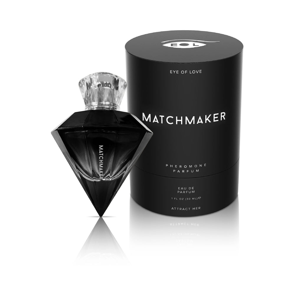 Eye of Love Matchmaker Black Diamond Attract Her Pheromone Parfum 1 oz. - Red Garter