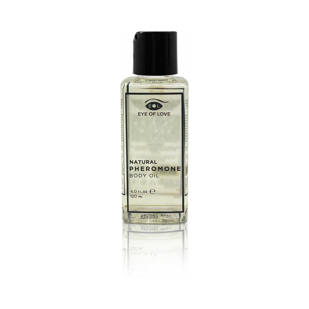 Eye of Love Attract Him Natural Pheromone Body Oil 4 oz. - Red Garter