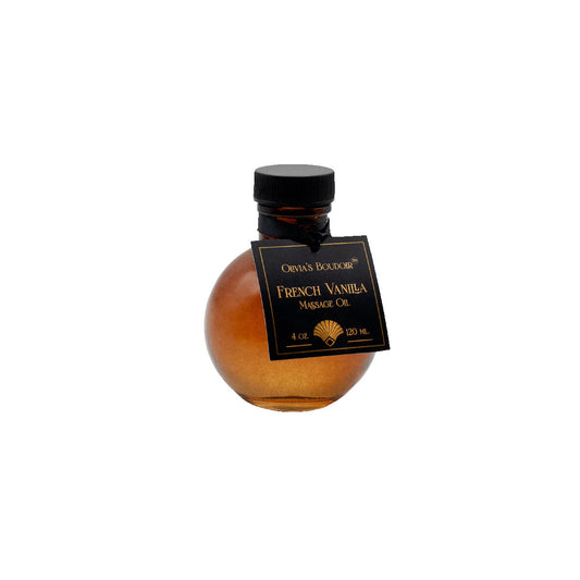 Olivia''s Boudoir Massage Oil French Vanilla 4 oz.